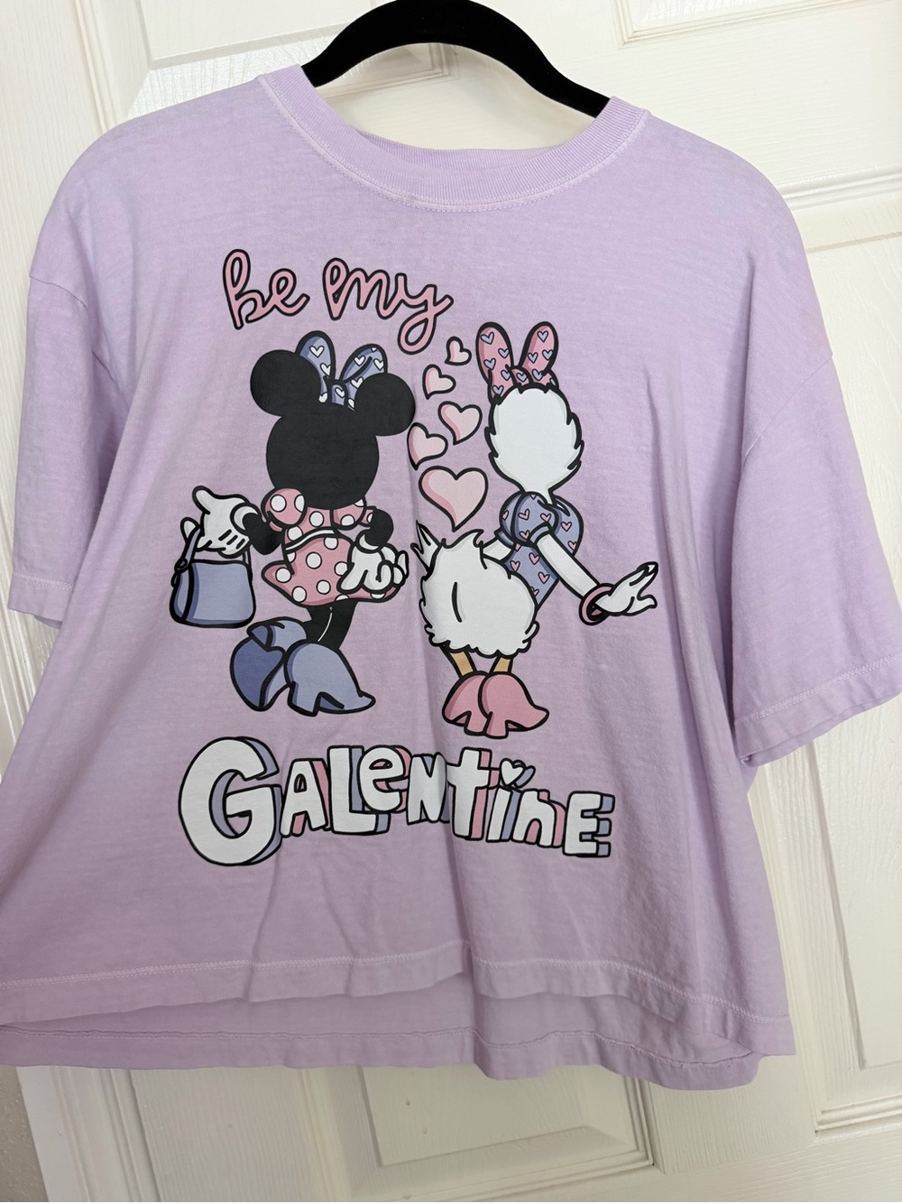 Disney Lavender 'Be My Galentine' Graphic Tee - Minnie & Friends